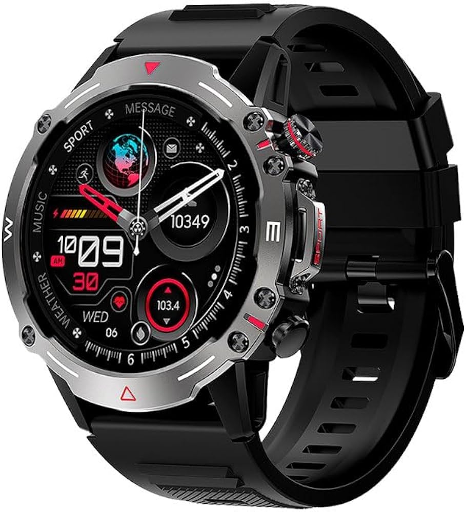 Smartwatch Pantalla Amoled Cool Adventure Silicona Negro